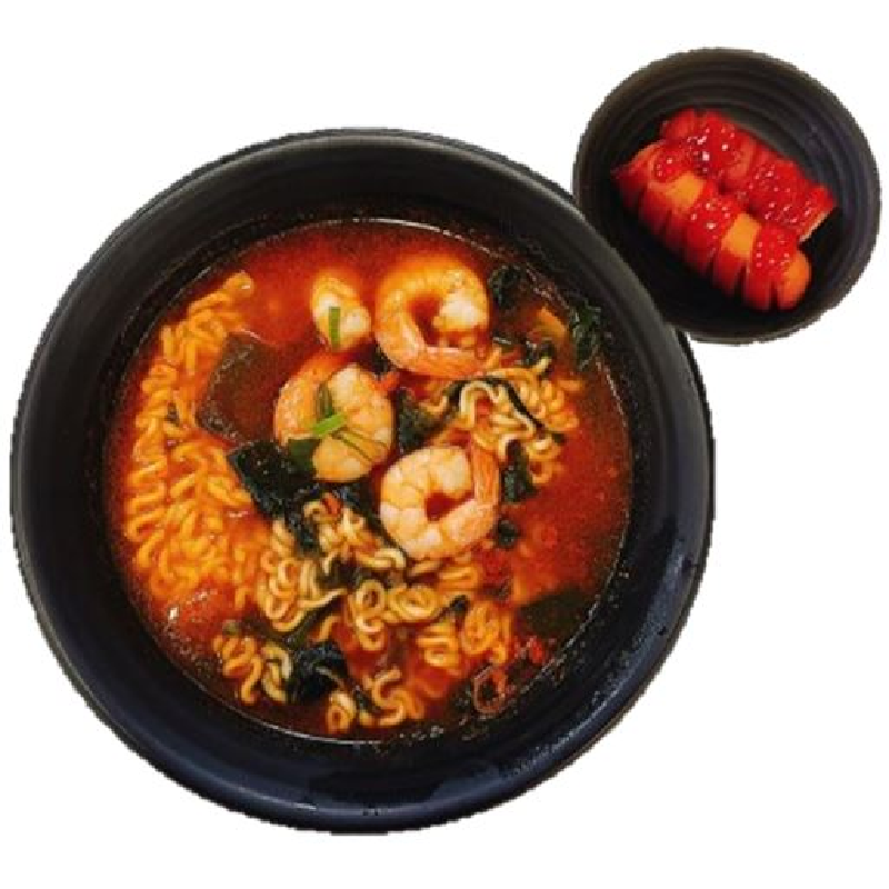 미역 새우 라면(육수선택가능)