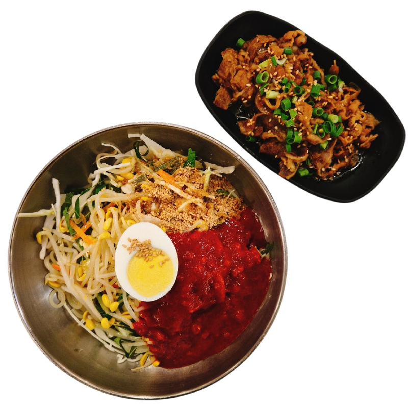 야채 쫄면