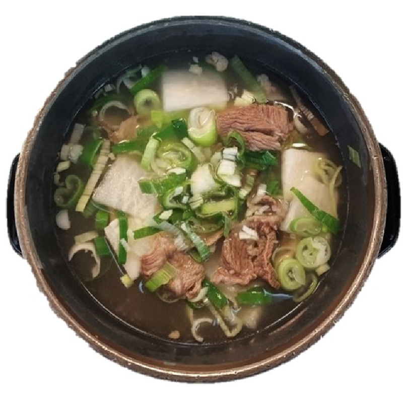 맑은소고기대파뭇국