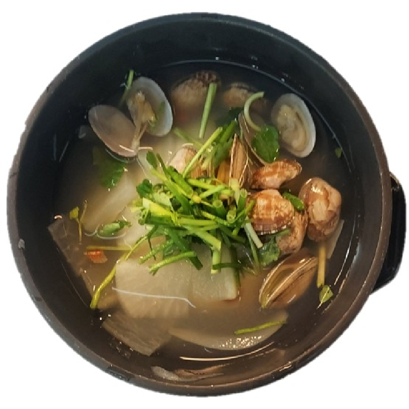 바지락맑은뚝배기