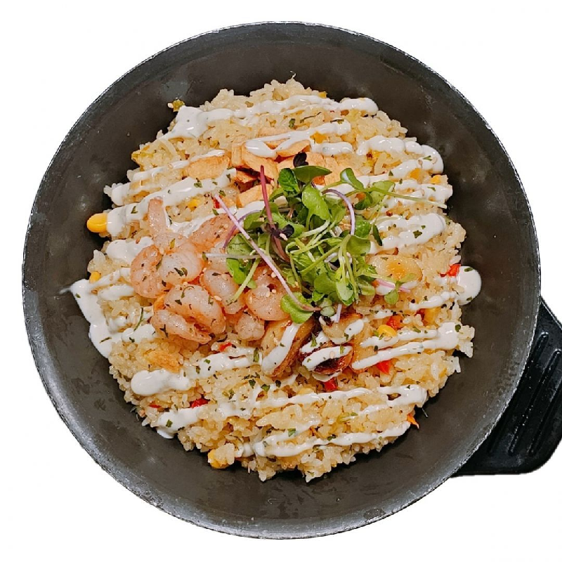 갈릭 새우필라프