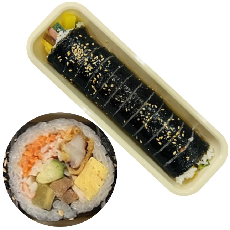 [수제] 오징어튀김 김밥