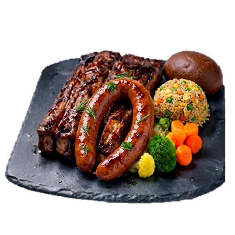 바베큐 폭립 플래터 정식