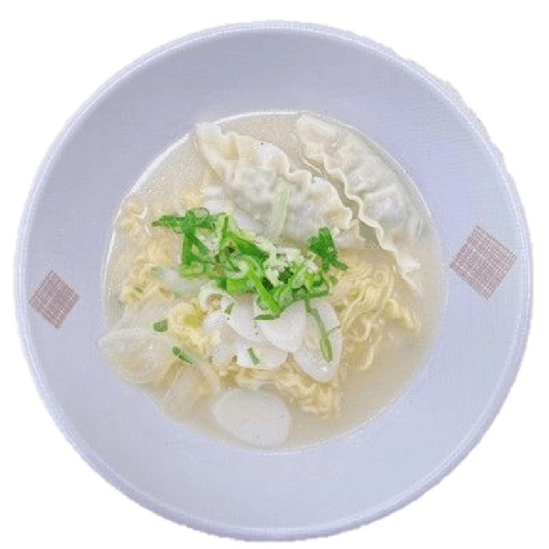 사리곰탕 떡 만두 라면