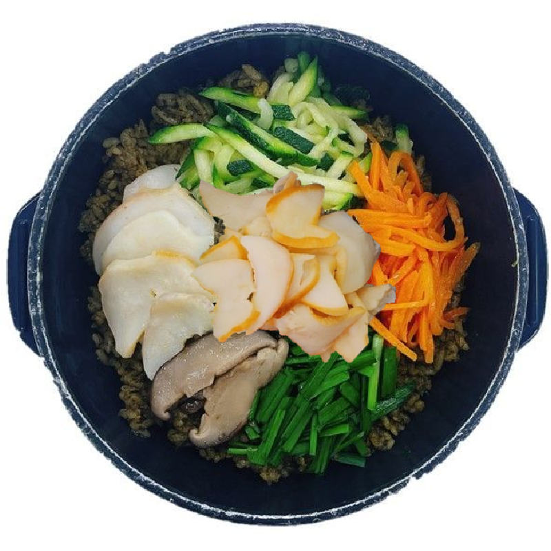 전복내장 소라밥