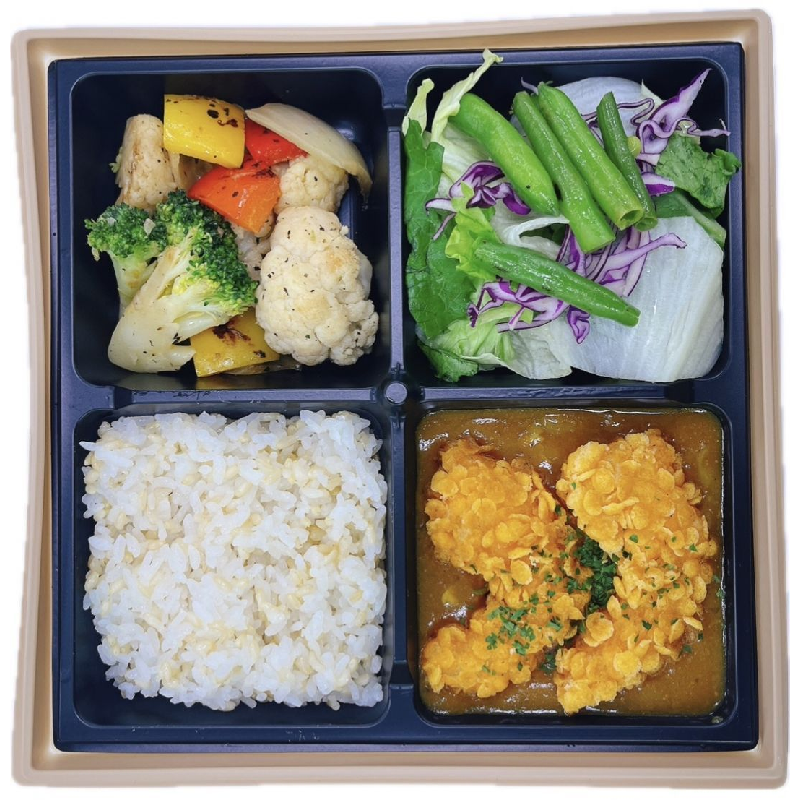 크런치새우 카레
