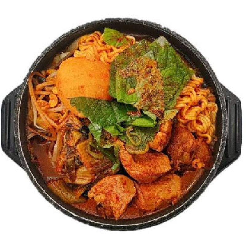 뼈없는 감자탕 & 라면사리