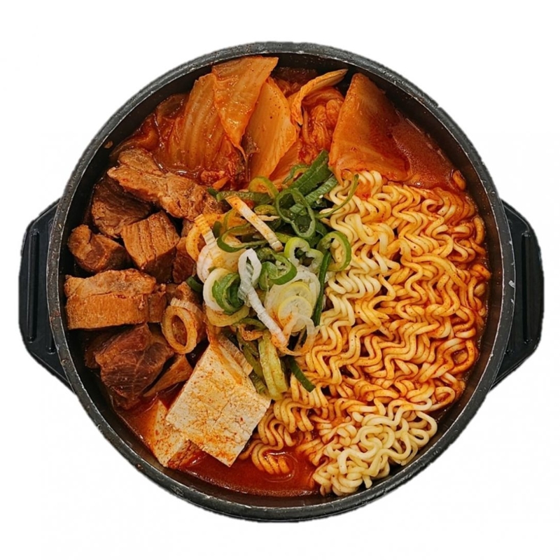 돈목살 김치찌개 & 라면사리