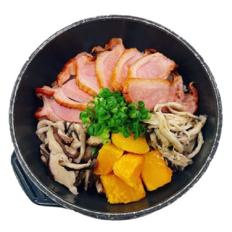 단호박 훈제오리 영양밥