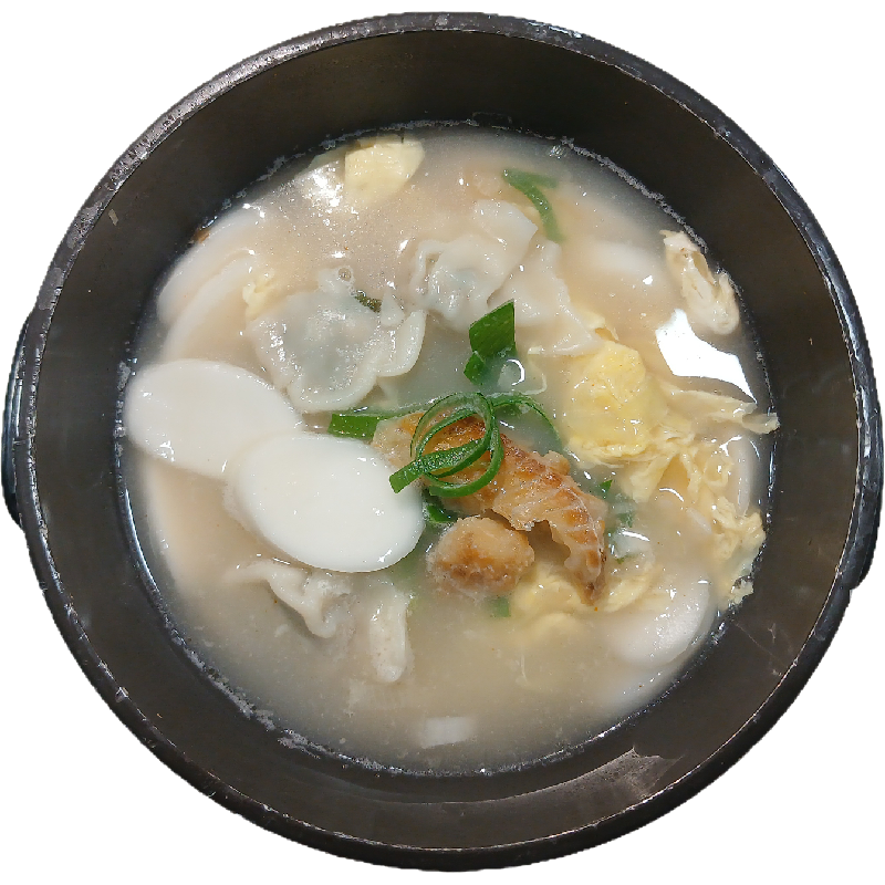 황태떡만둣국