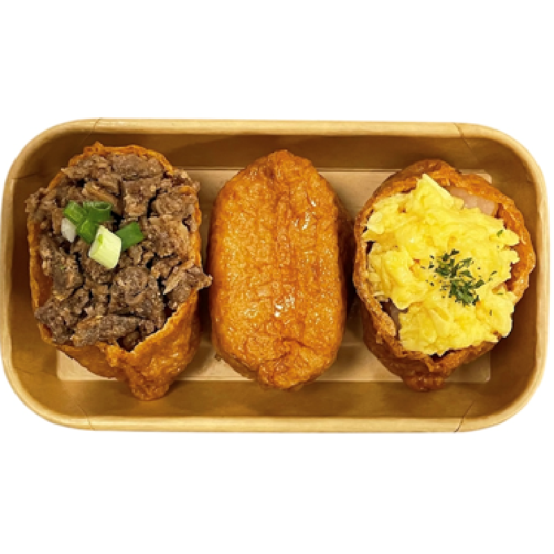 [2Coin][수제] 토핑 유부초밥(돼지불고기&스크램블)