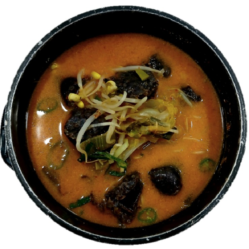 얼갈이순댓국