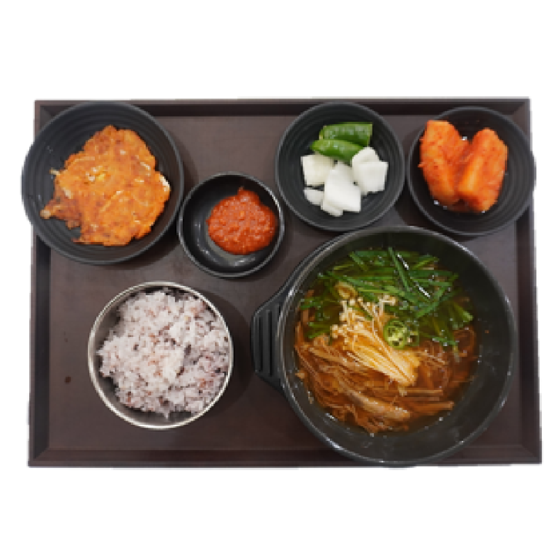 보름쇠부추국밥