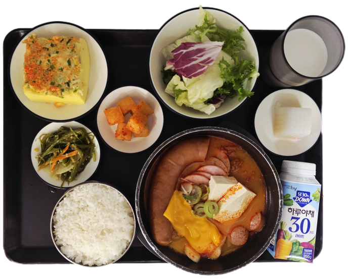 킬바사부대찌개&라면사리