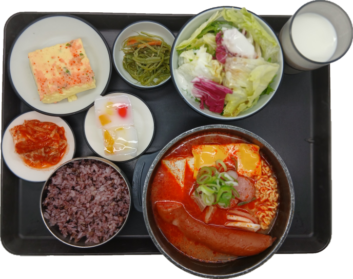 킬바사부대찌개&라면사리
