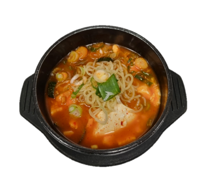 (뚝)쫄면순두부찌개