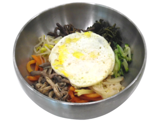 나물비빔밥&계란후라이&약고추장
