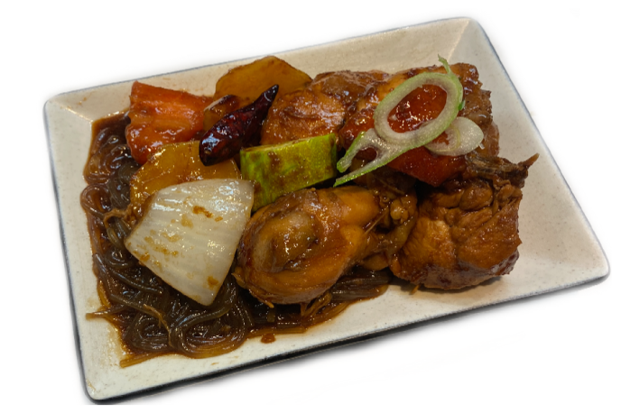 분모자순살찜닭&김치전