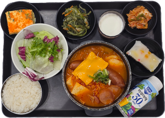 칼바사부대찌개&라면사리