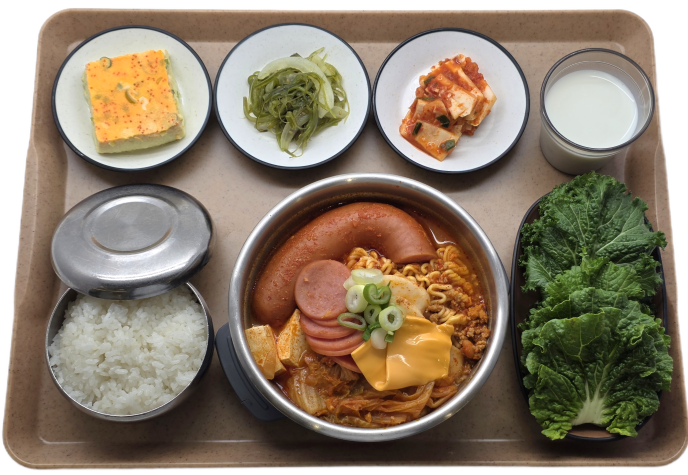 킬바사부대찌개&라면사리
