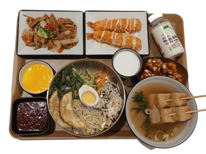 쫄비빔만두