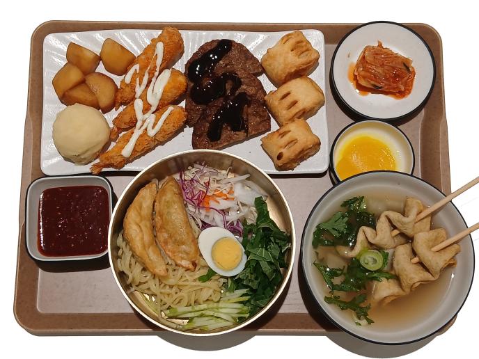 쫄비빔만두