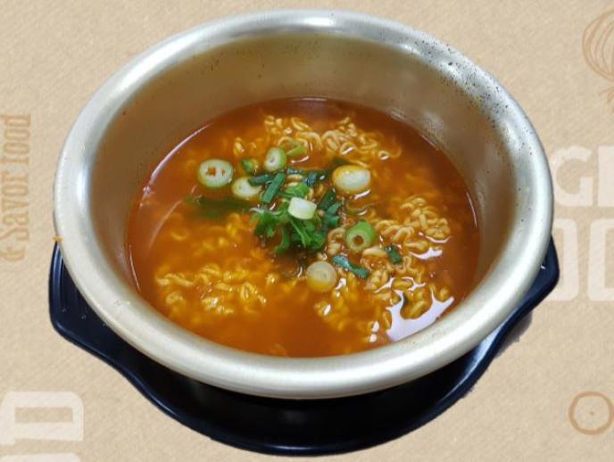 관자라면(해물안성탕면)&청양고추