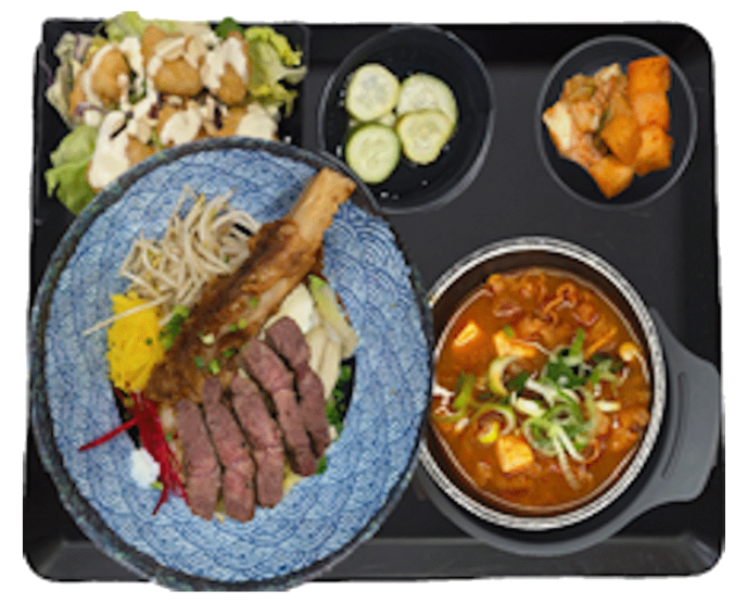 왕갈비&스테이크덮밥