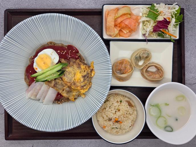 대패삼겹살구이&비빔냉면