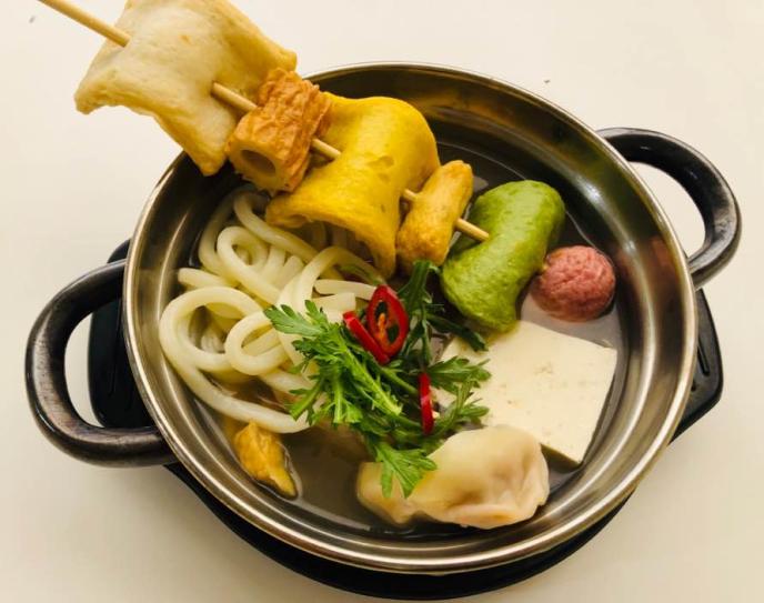 꼬치어묵전골&유부주머니