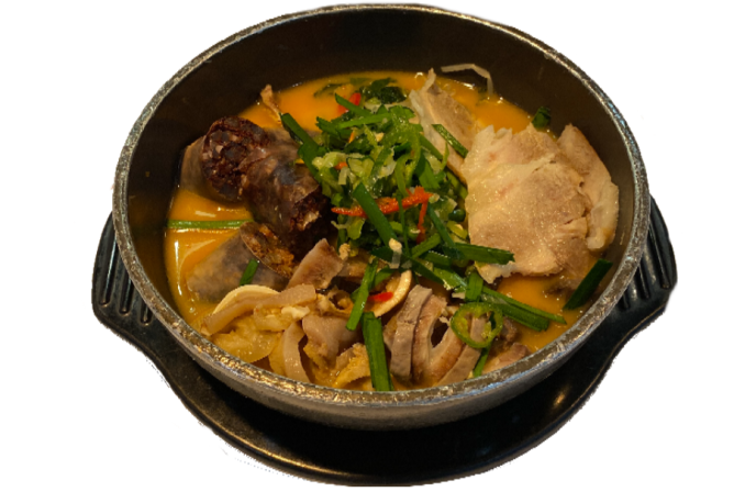 사골순댓국(돈육:국내산,돈내장-오소리&사태:외국산,염통:국산)
