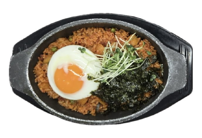 철판우삼겹깍두기볶음밥(우육:미국산)&계란후라이