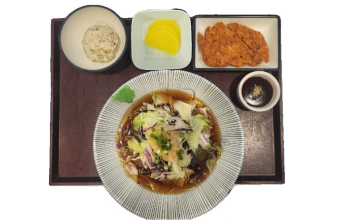 히야시소바정식(혼다랑어가스오부시-가다랑어:인도네시아)