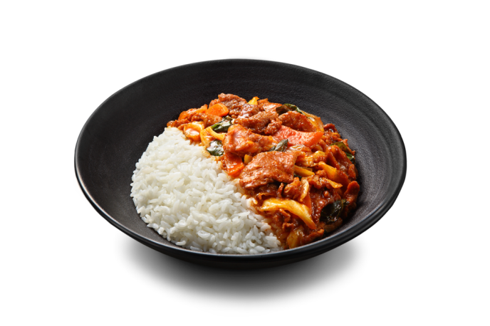 돼지고기김치덮밥