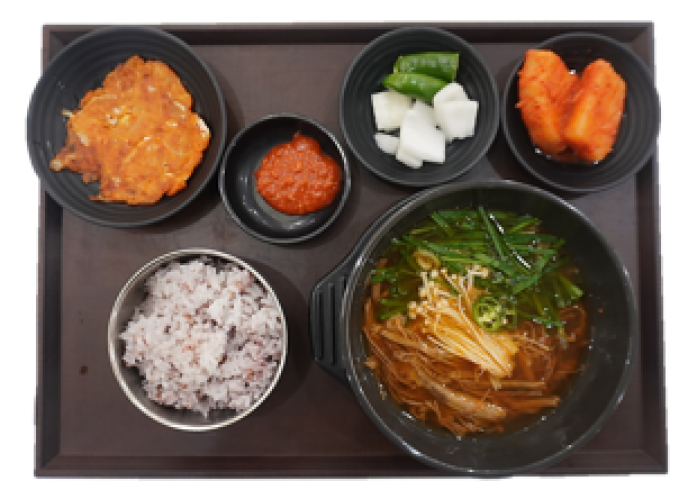 보름쇠부추국밥