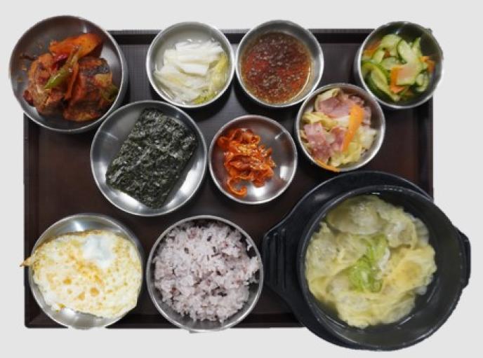 물만두계란탕