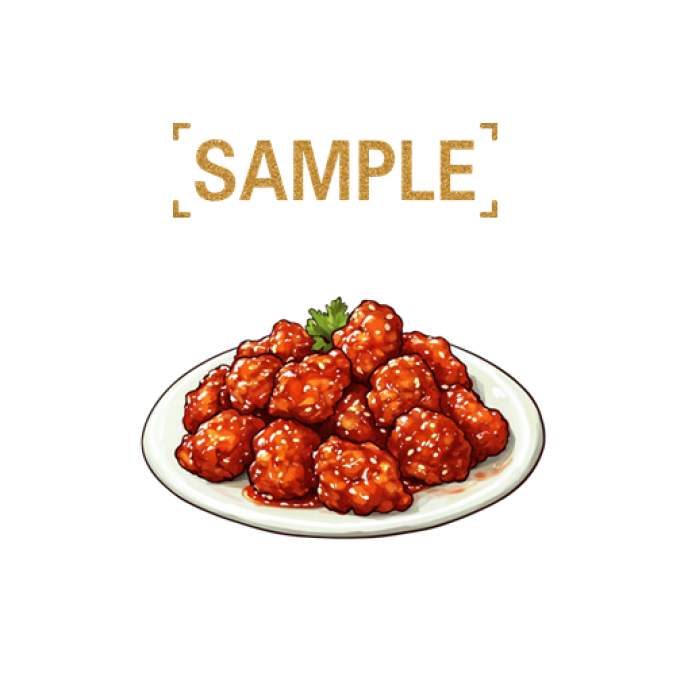 양념치킨&치킨무