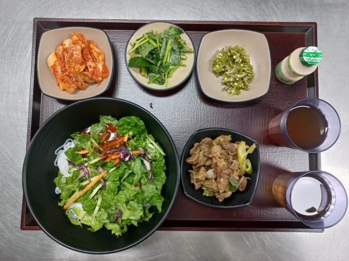 비빔쌀국수&바싹불고기