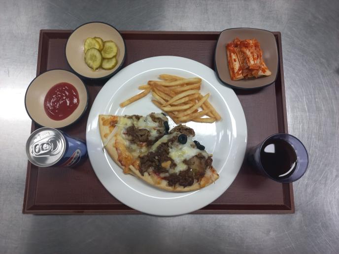 『스낵DAY』하프통마늘불고기피자