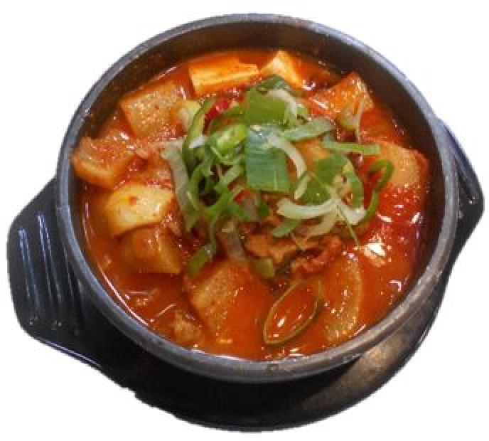 총각김치짜글이