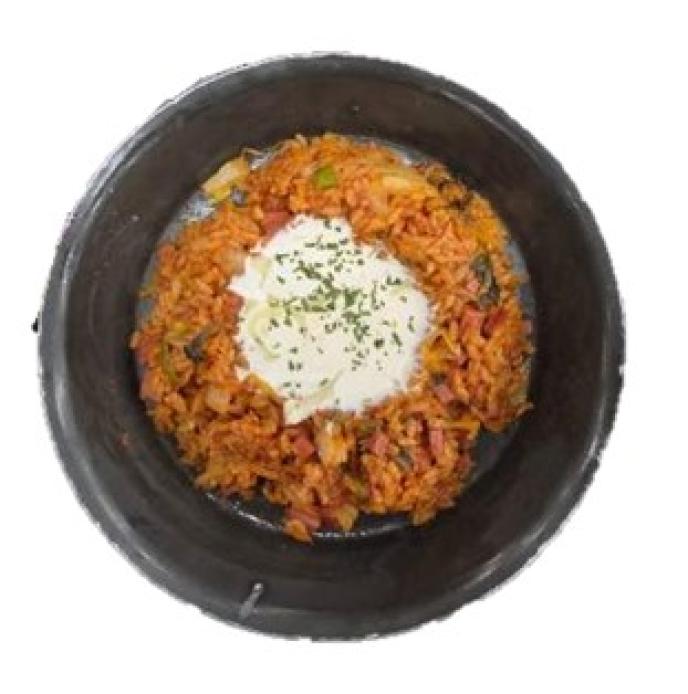 크림치즈김치볶음밥