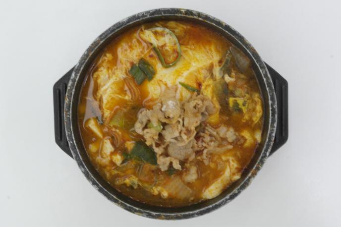 우삼겹순두부찌개