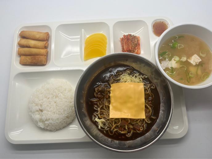 [D2식당]짜장라면&치즈