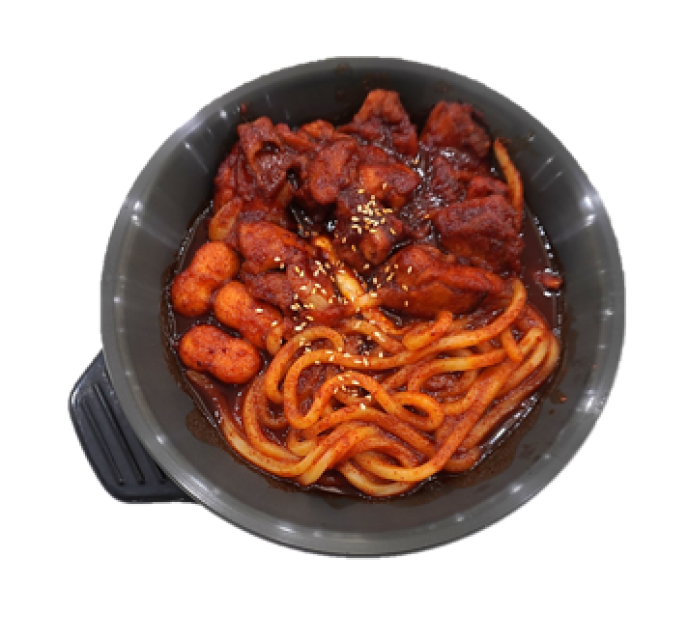 숯불양념바베큐*라면사리