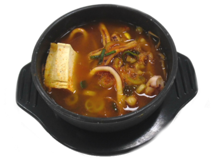 오징어찌개*우동사리 