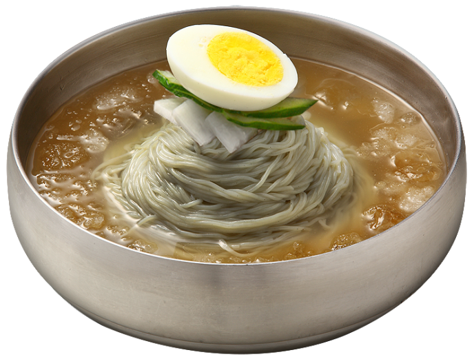 물냉면&계란한개