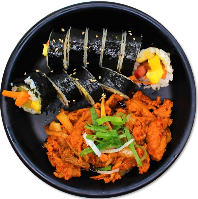 제육김밥정식