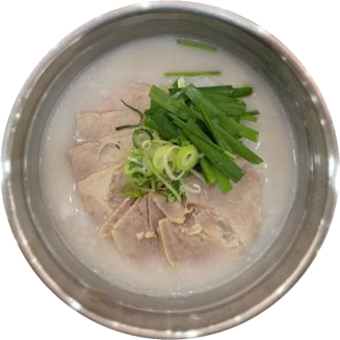 부산식돼지국밥(밥포함)(Busan style Pork and Rice Soup)