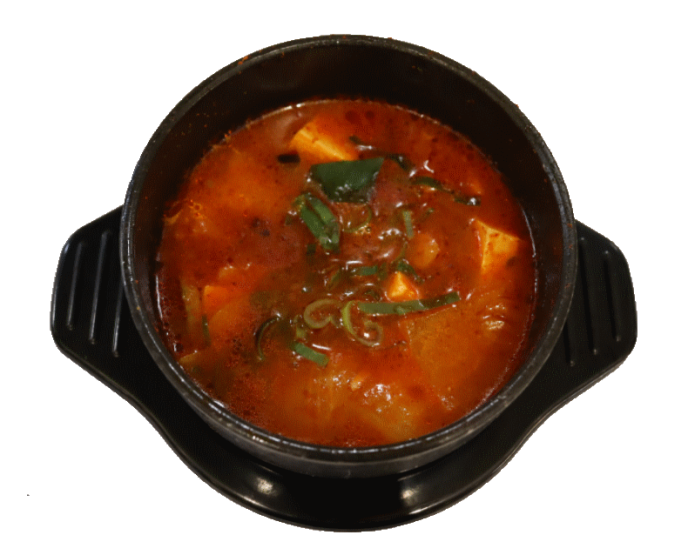 고추장찌개(Hot pepper paste stew & Spam egg rice)