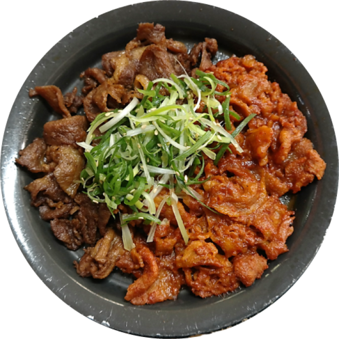 반반돼지불고기(Half-and-Half Pork Bulgogi)
